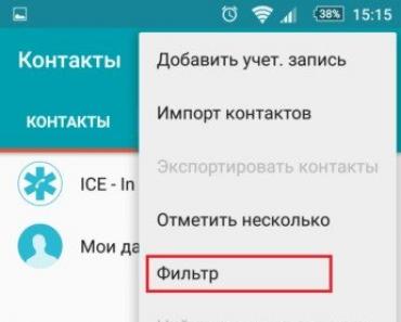 Jak aktualizovat kontakty v systému Android