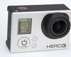GoPro Hero3 Black Edition - ajoyib va ​​ixcham harakat kamerasi Go pro hero 3 tavsifi