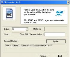 „Yak“ programa, skirta geriau formatuoti „flash drives“.